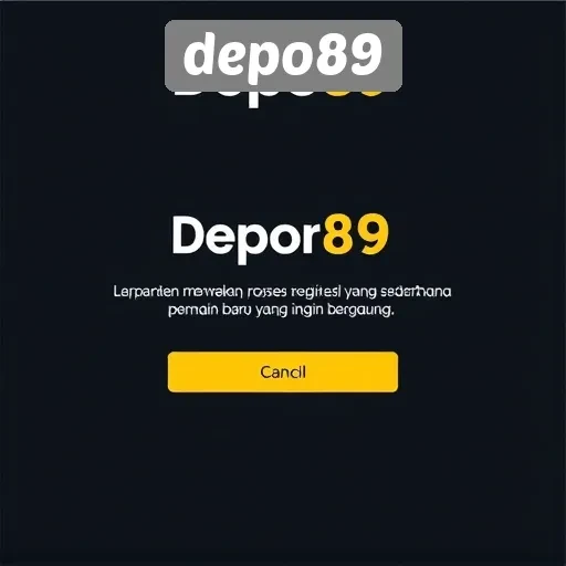Proses Registrasi yang Mudah di Depo89 untuk Pemain Baru