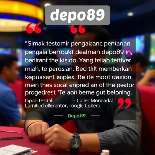 Testimoni pengguna tentang pengalaman mereka di depo89